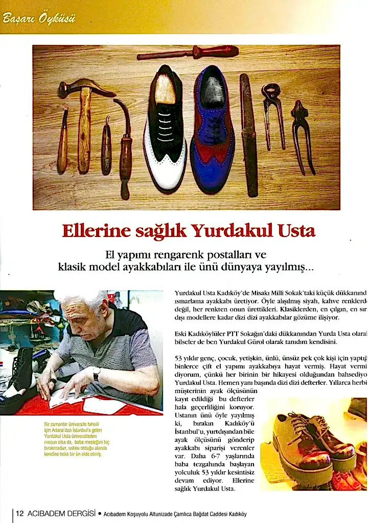 El Emeği Ayakkabılar - 05.07.2017 Acıbadem Dergisi