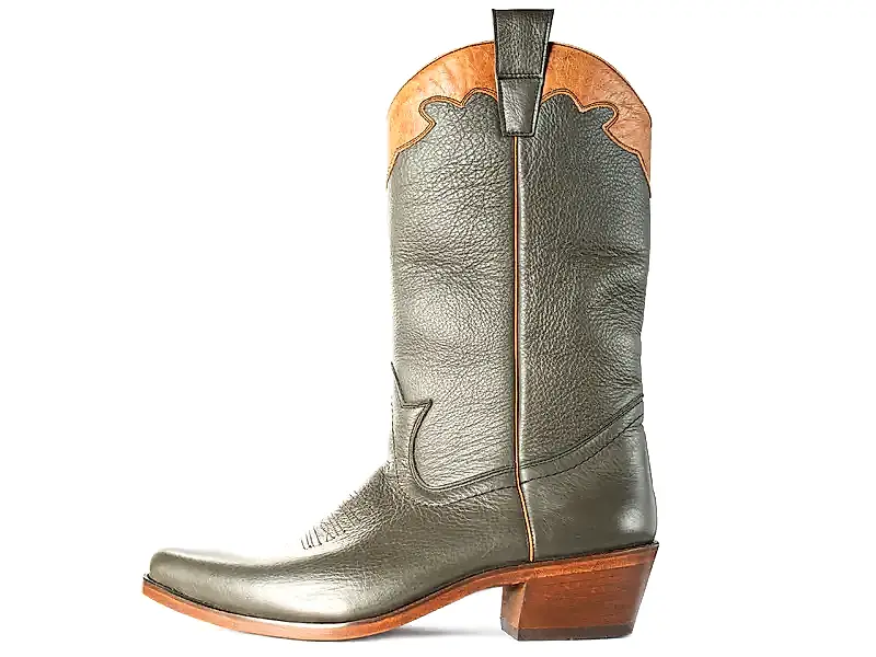 Anasayfa Gri Erkek Kovboy Çizmesi