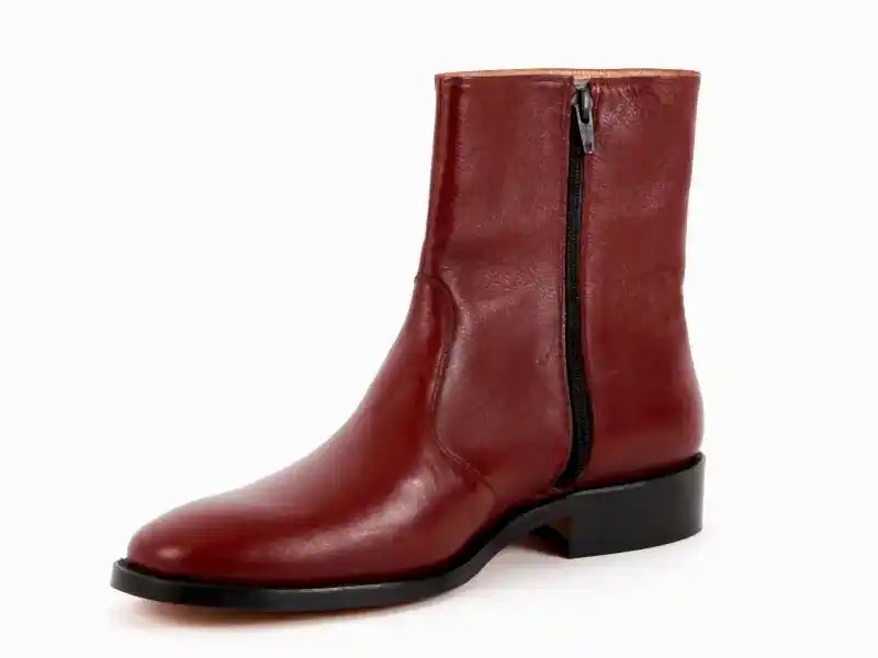 Bordo Klasik Erkek Çizme 2