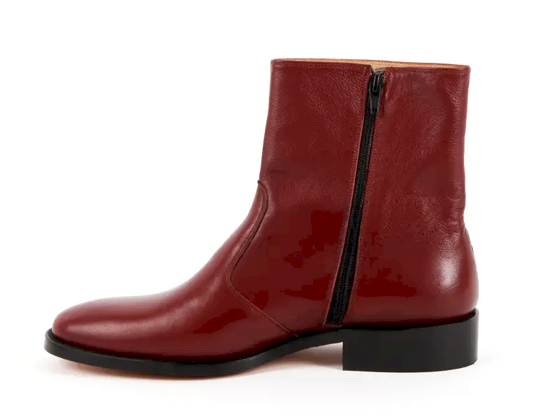 Bordo Klasik Erkek Çizme