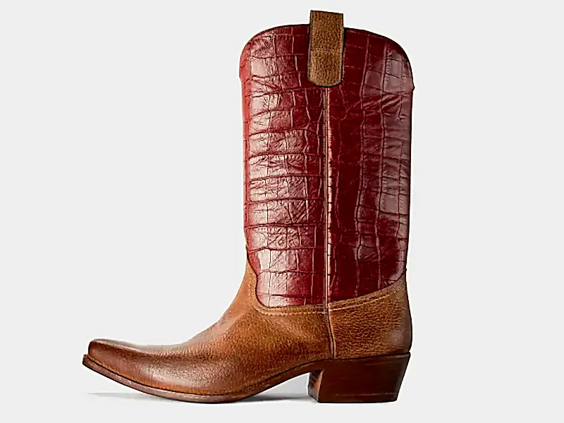 Anasayfa Kahverengi Bordo Erkek Kovboy Çizmesi