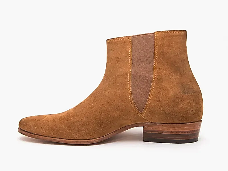 Kahverengi Süet Erkek Çizme