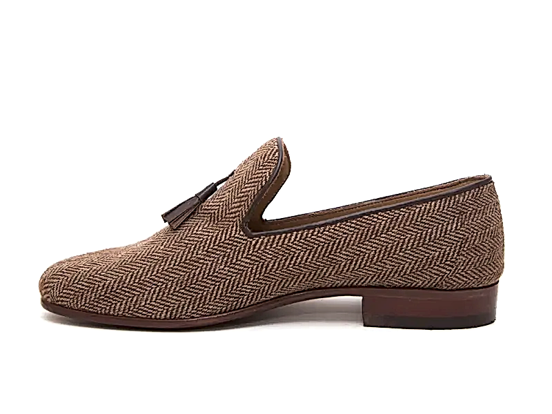 Keten Püsküllü Erkek Klasik Ayakkabı