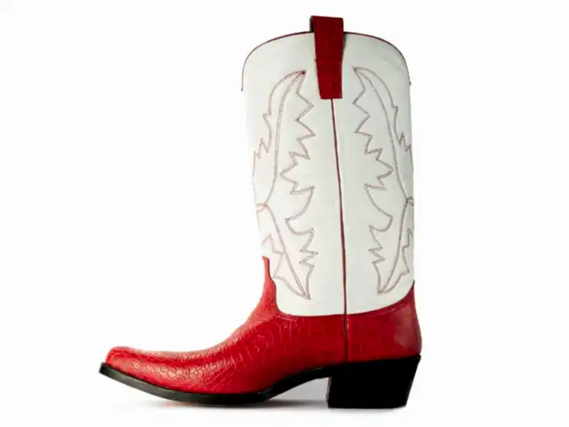 Anasayfa Kırmızı Beyaz Erkek Kovboy Çizmesi
