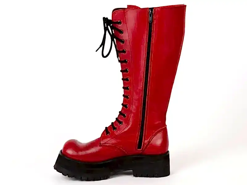 Anasayfa Kırmızı Diz Altı Palyaço Kadın Postal Bot