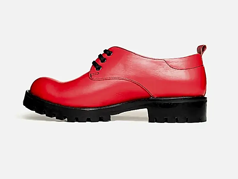 Kırmızı Palyaço Burun Kadın Ayakkabı