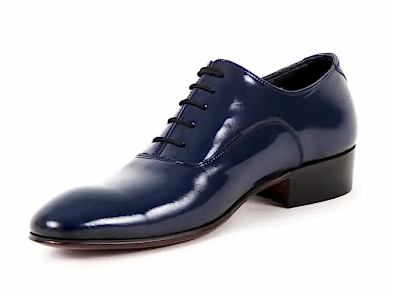 Lacivert Açma Rugan Erkek Klasik Ayakkabı 2