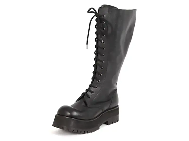 Siyah Diz Altı Palyaço Kadın Postal Bot 2