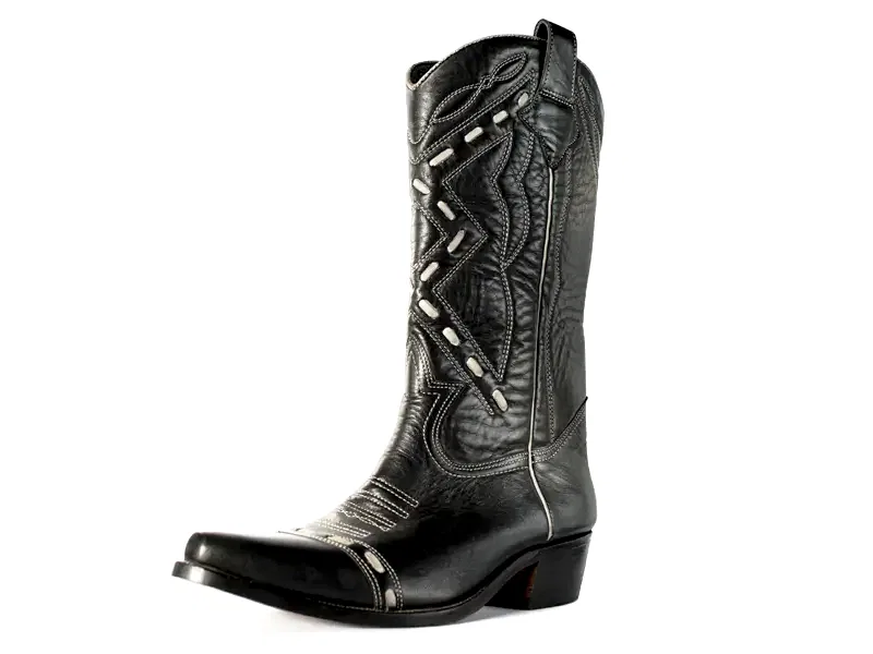 Anasayfa Siyah Erkek Kovboy Çizmesi 2