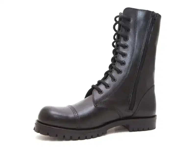 Siyah Uzun Bağcıklı Fermuarlı Erkek Postal Bot 2