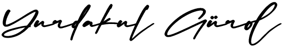 Yurdakul Gürol Siyah İmza