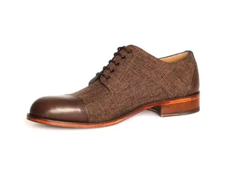 Kahverengi Erkek Keten Ayakkabı 2
