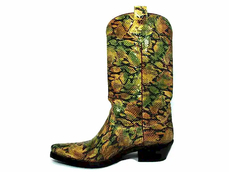 Anasayfa Yılan Desenli Erkek Kovboy Çizmesi
