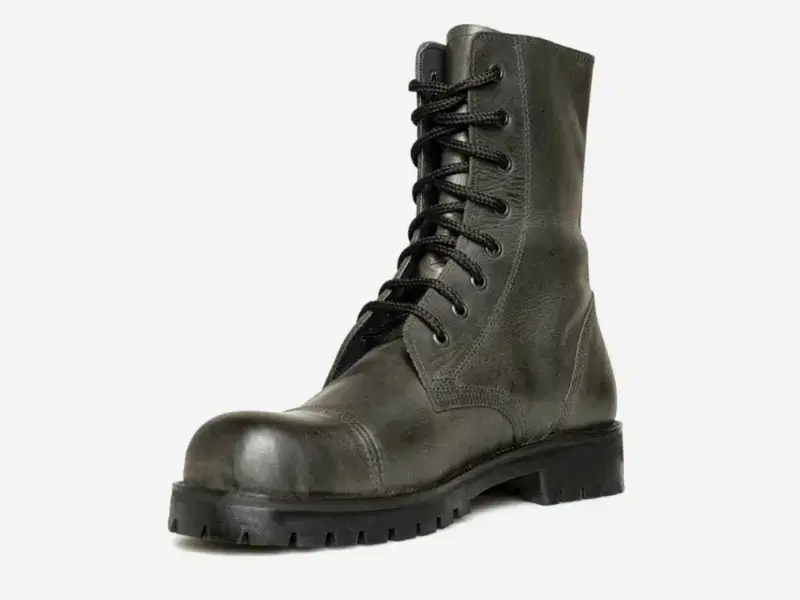 Anasayfa Gri Eskitme Bağcıklı Erkek Postal Bot 2